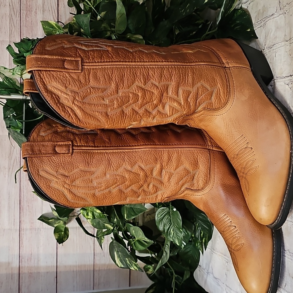 Laredo Men's Jackson Collection Brown Western Boots 11 EW